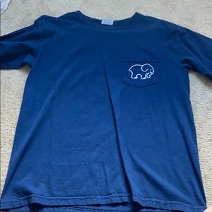 Navy blue ivory Ella shirt